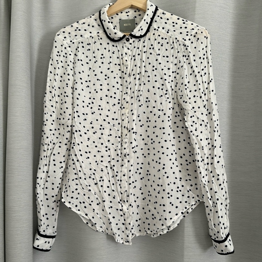 Maeve Long Sleeve Blouse - M